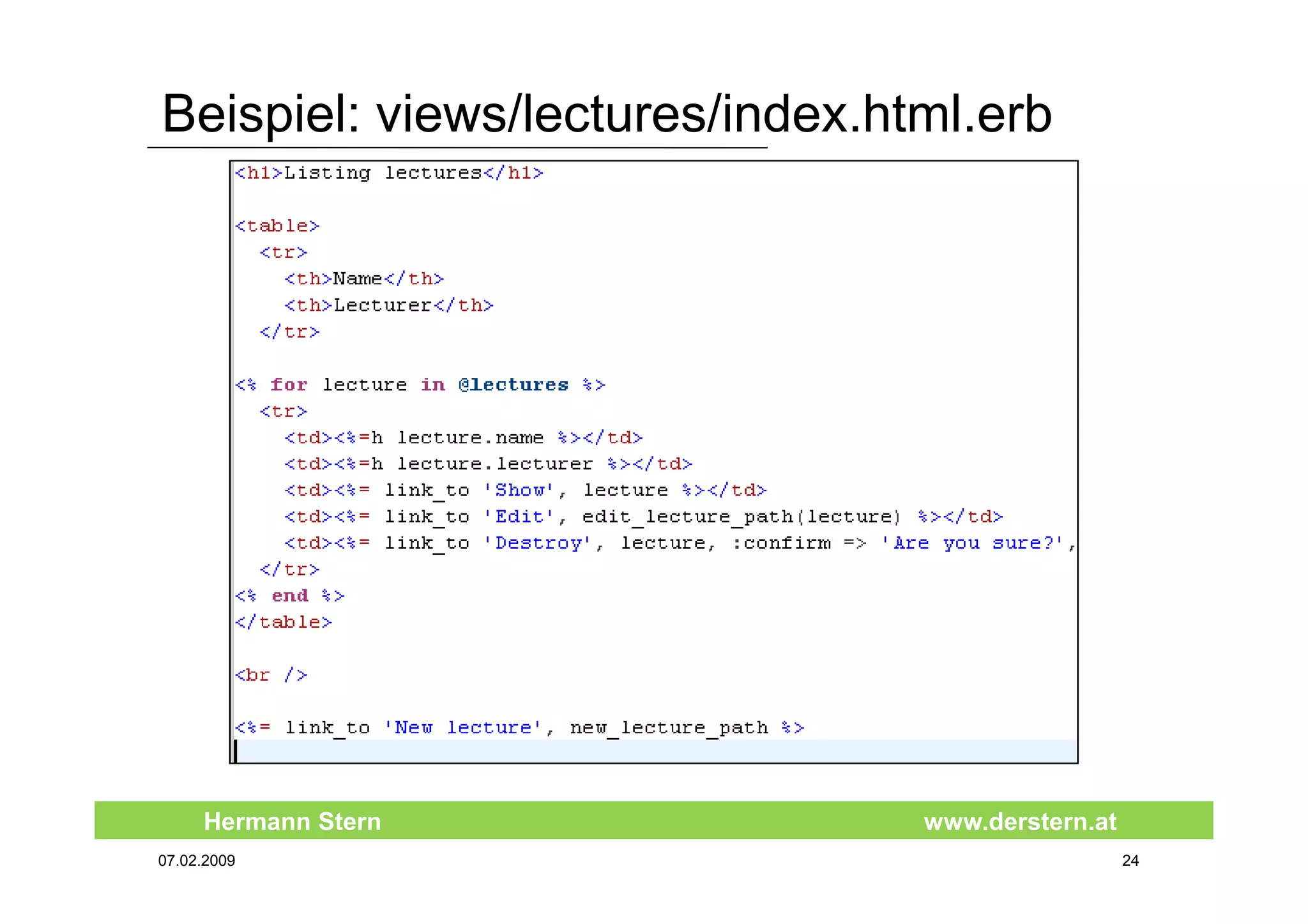 Ruby On Rails Hermann Stern Bcklu