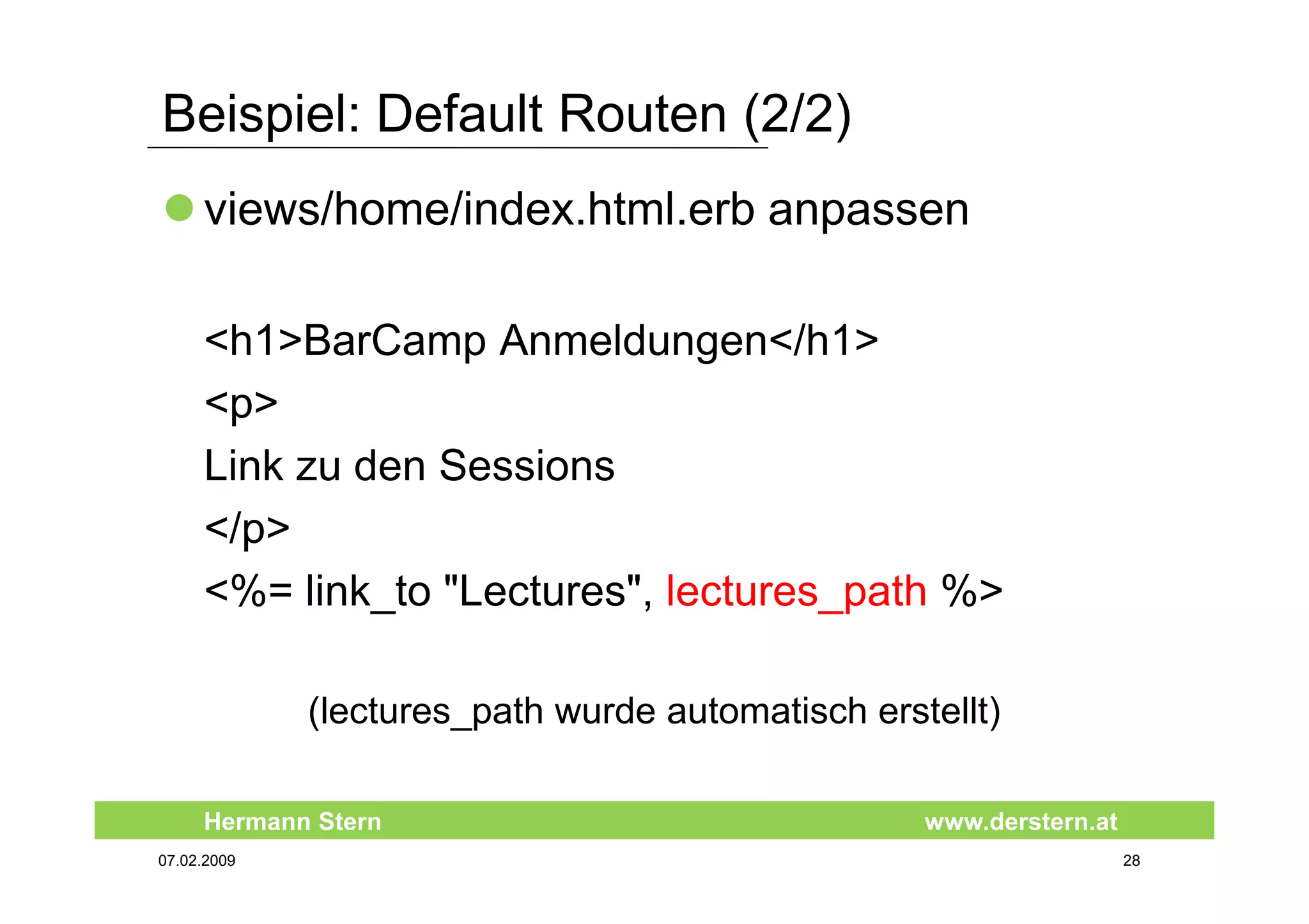 Ruby On Rails Hermann Stern Bcklu