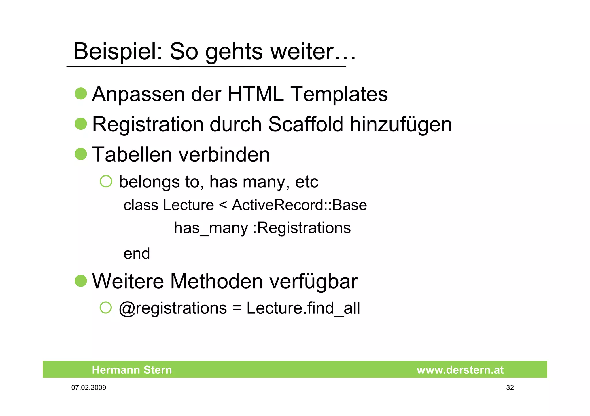 Ruby On Rails Hermann Stern Bcklu