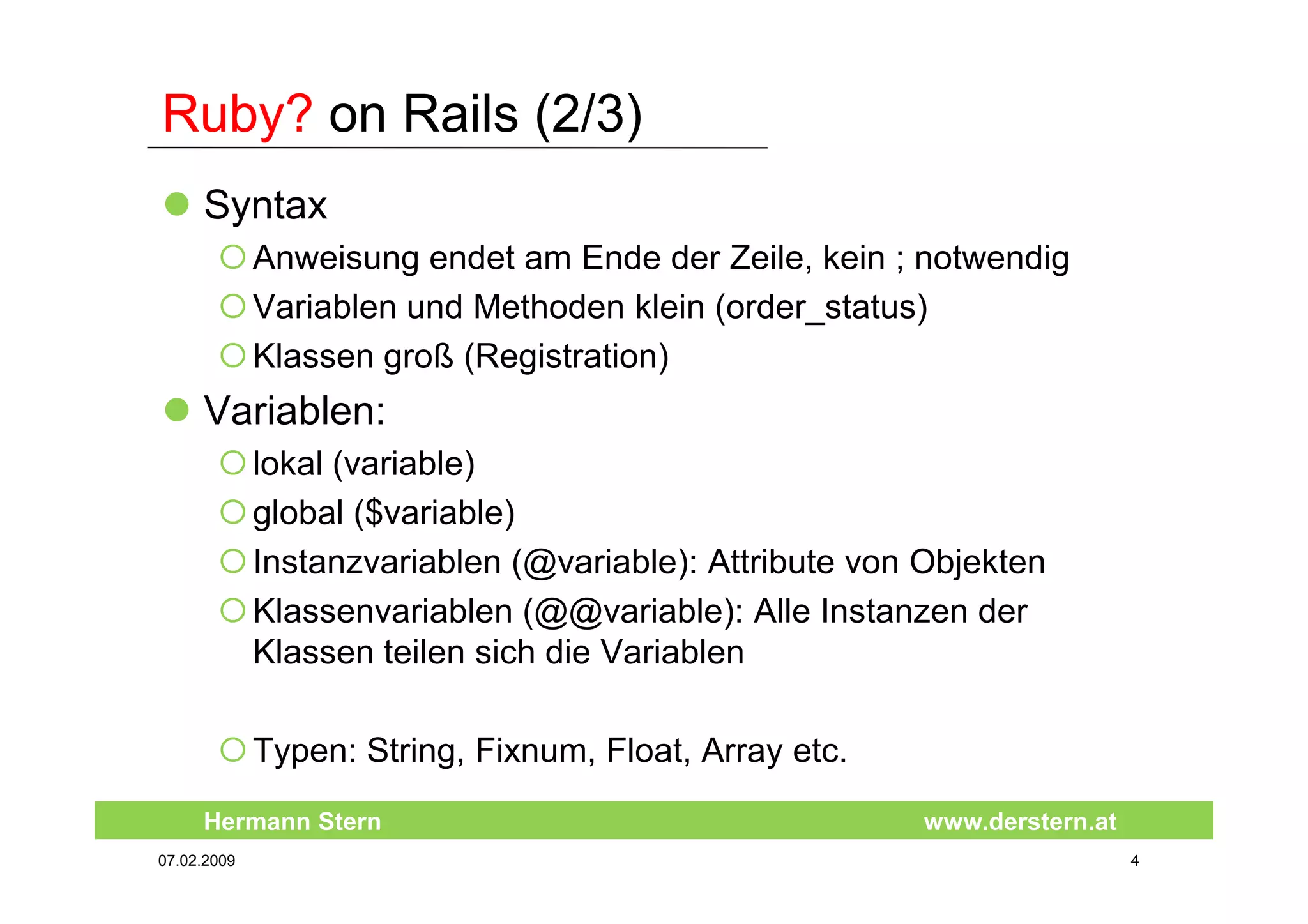 Ruby On Rails Hermann Stern Bcklu