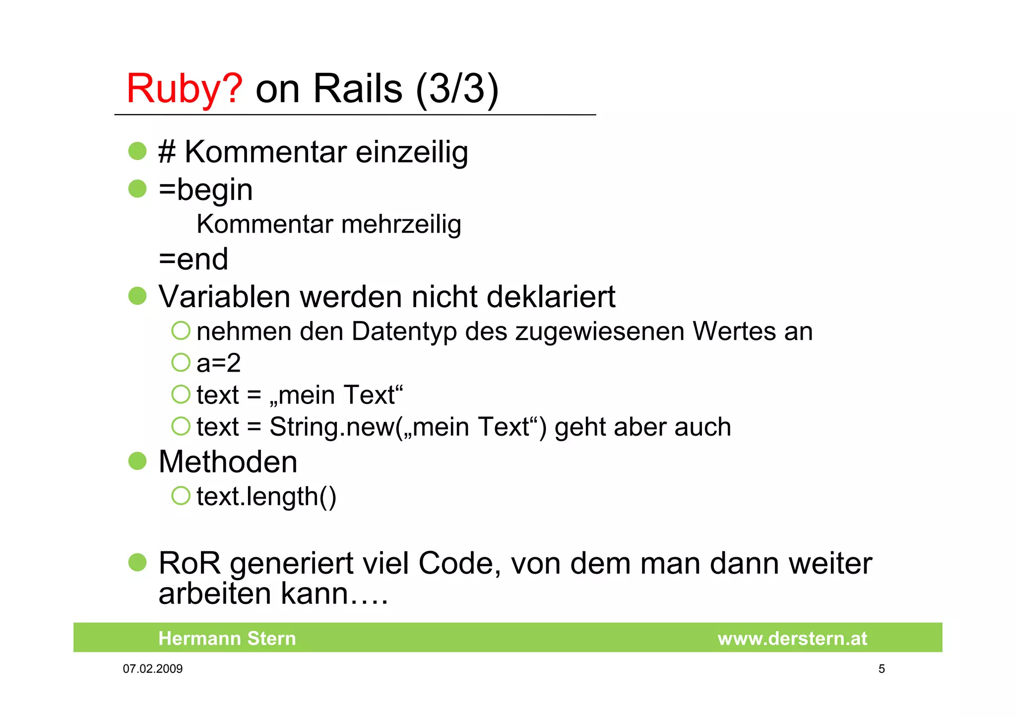 Ruby On Rails Hermann Stern Bcklu