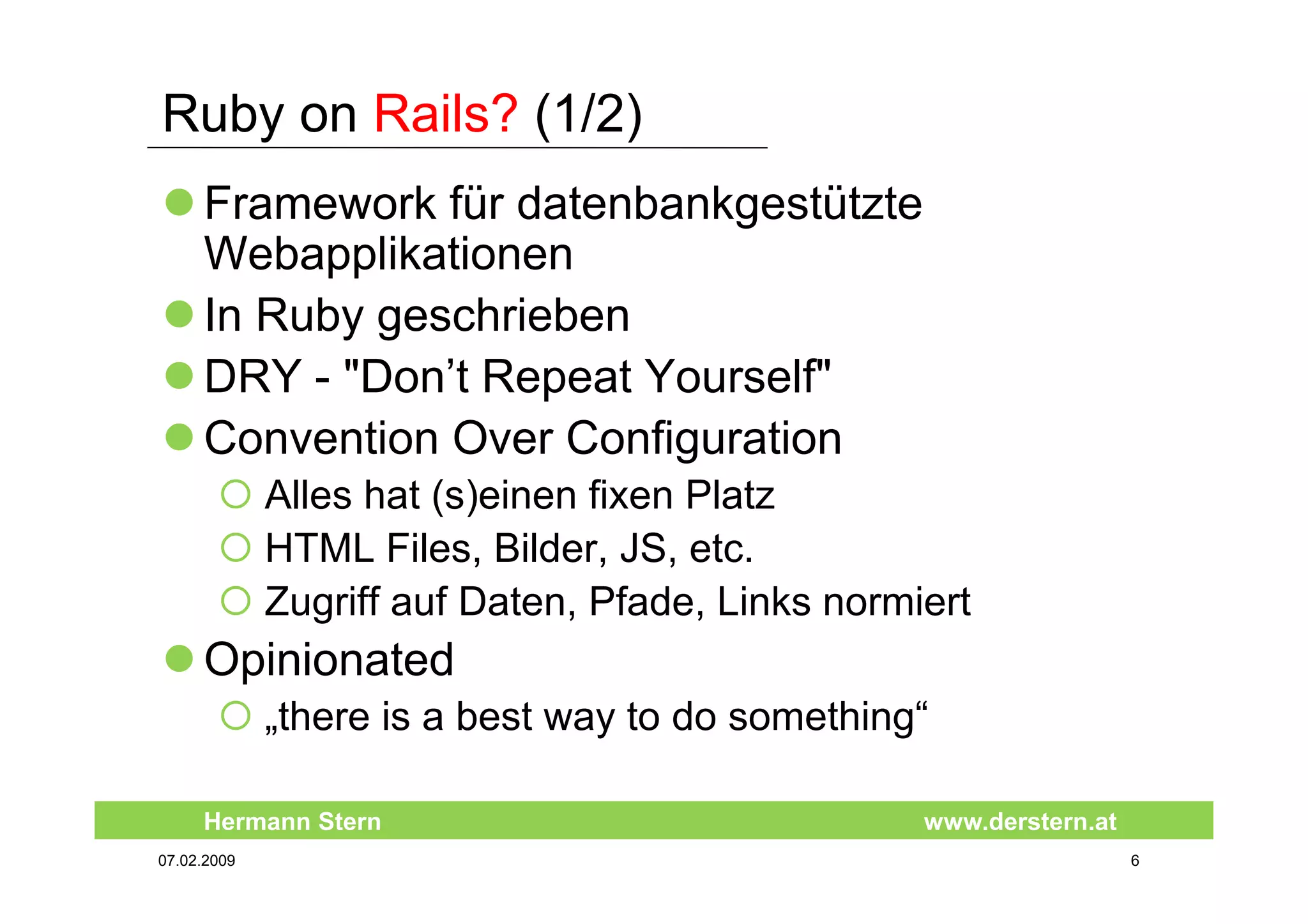 Ruby On Rails Hermann Stern Bcklu