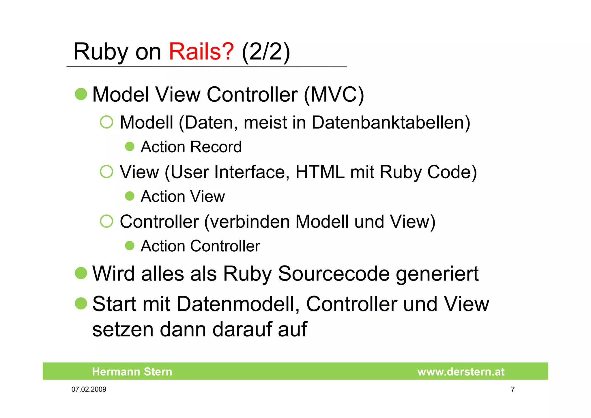 Ruby On Rails Hermann Stern Bcklu