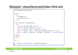 Ruby On Rails Hermann Stern Bcklu