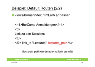 Ruby On Rails Hermann Stern Bcklu