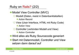 Ruby On Rails Hermann Stern Bcklu