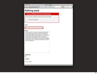 Ruby On Rails Introduction