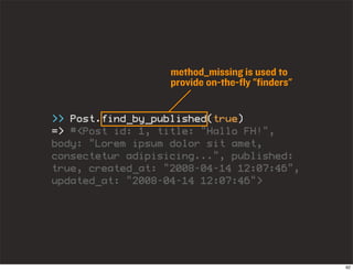 Ruby On Rails Introduction