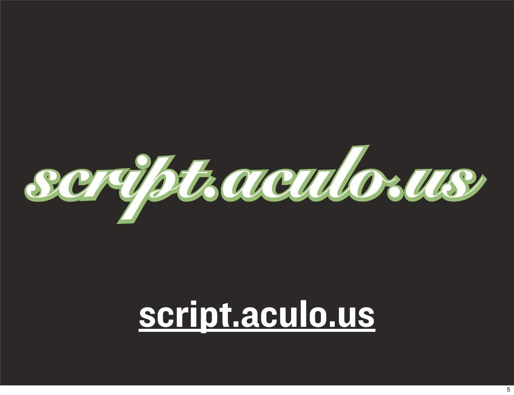 script.aculo.us 5