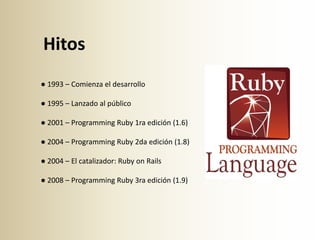 Ruby presentacion | PPTX