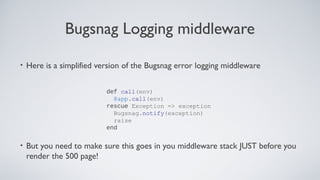 Ruby & Rails Error Handling | PPT