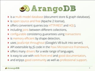 guacamole: an Object Document Mapper for ArangoDB | PDF