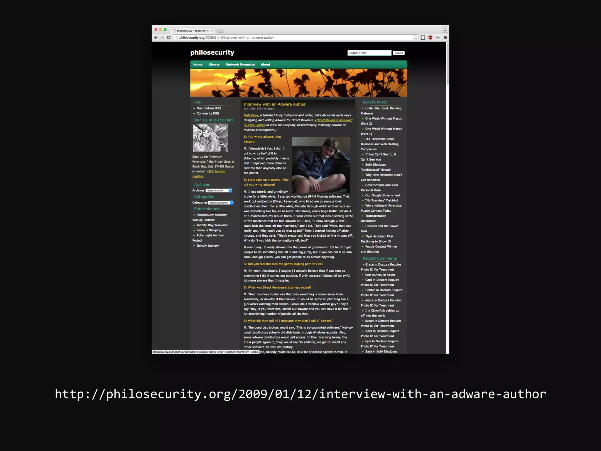 http://philosecurity.org/2009/01/12/interview-­‐with-­‐an-­‐adware-­‐author   
