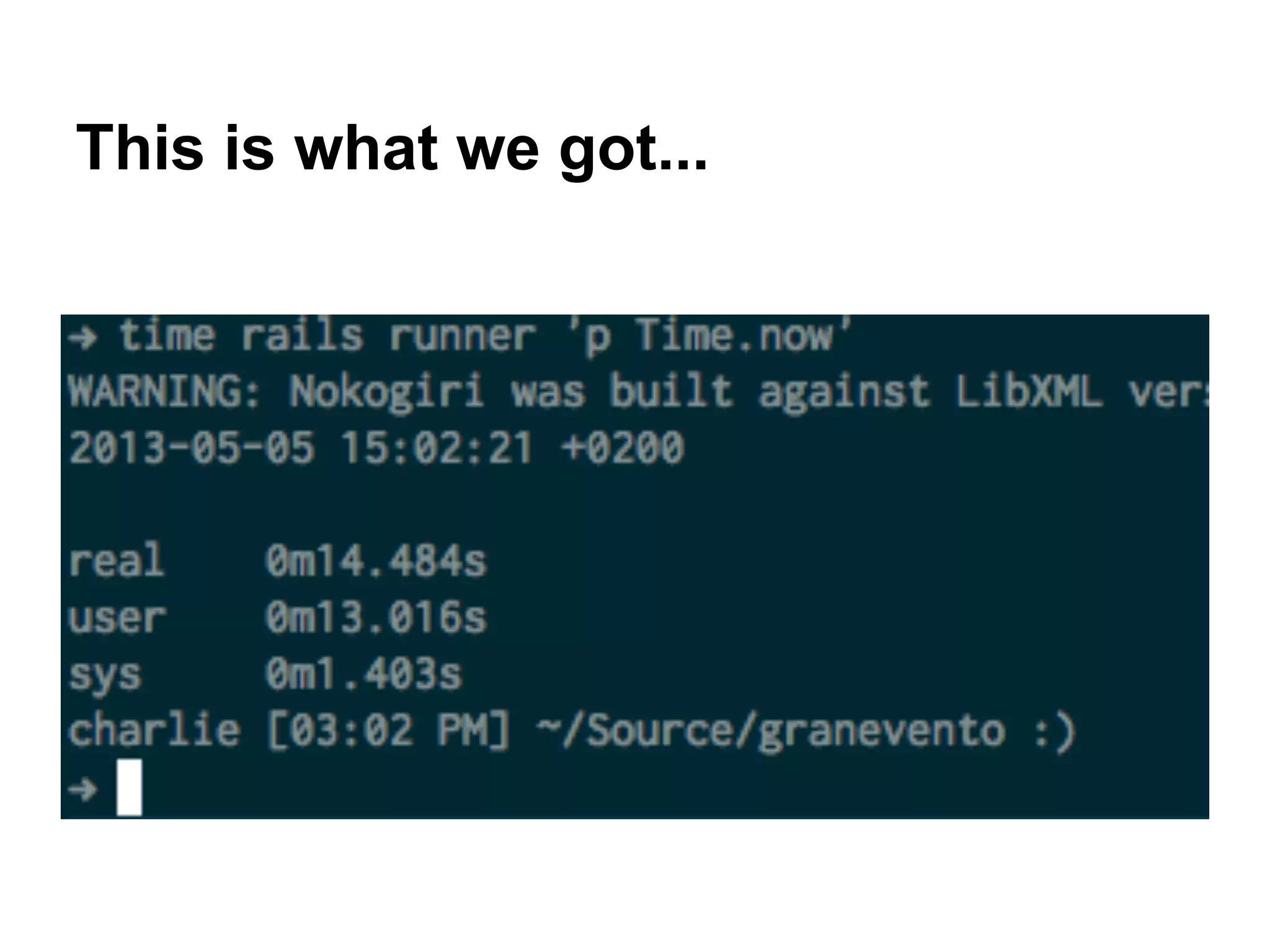 This is what we got...
 