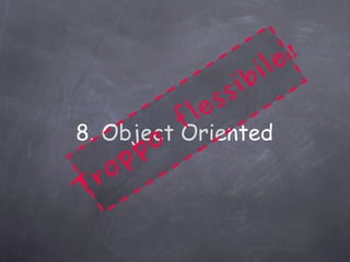 Sintassi opzionale Il ; è opzionale 