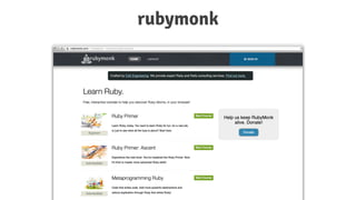 rubymonk
 