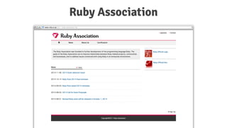 Ruby Association
 