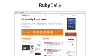 RubyDaily
 