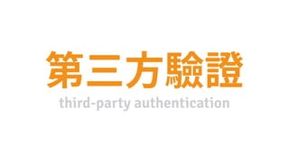 third-party authentication
 