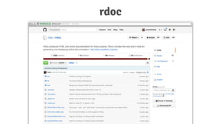 rdoc
 