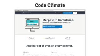 Code Climate
 