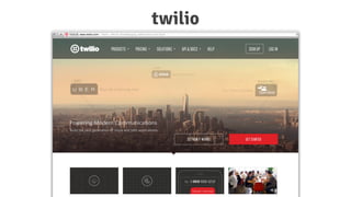 twilio
 