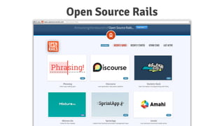 Open Source Rails
 