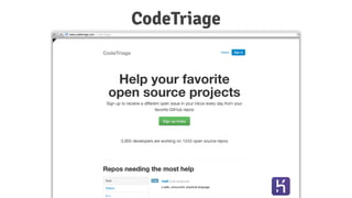 CodeTriage
 