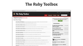 The Ruby Toolbox
 