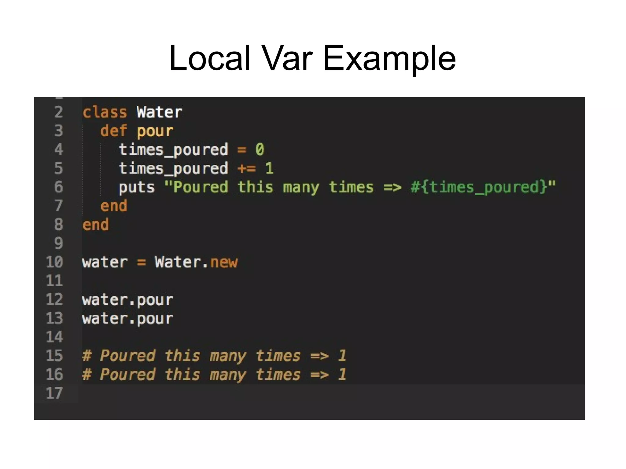 Local Var Example 