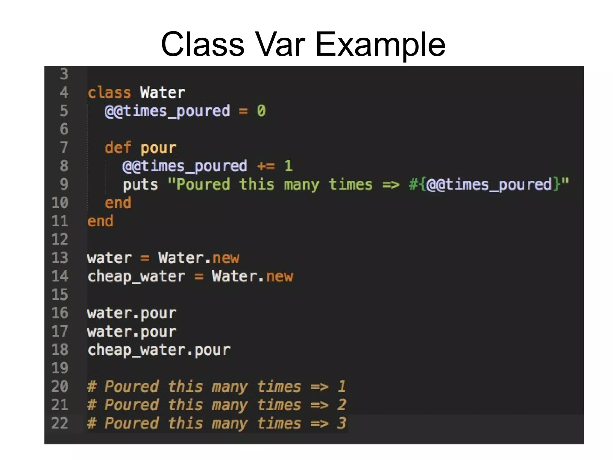Class Var Example 