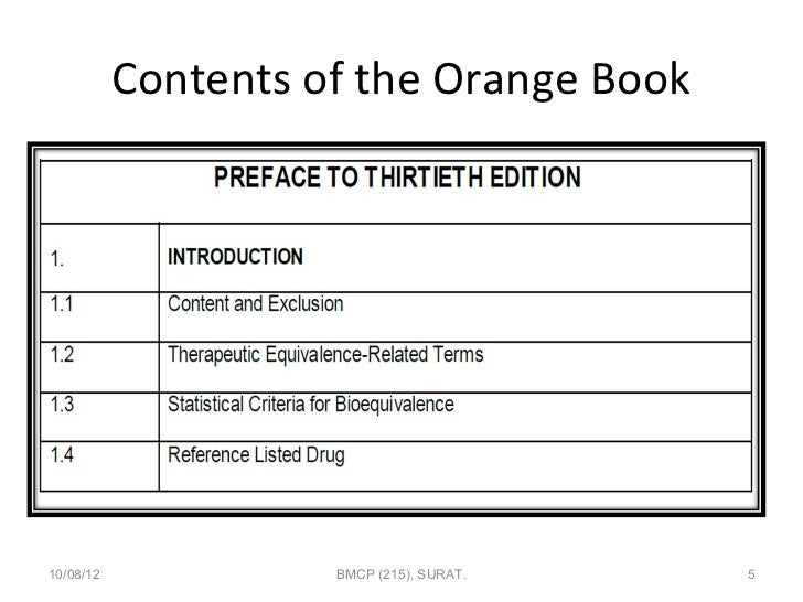 Orange book