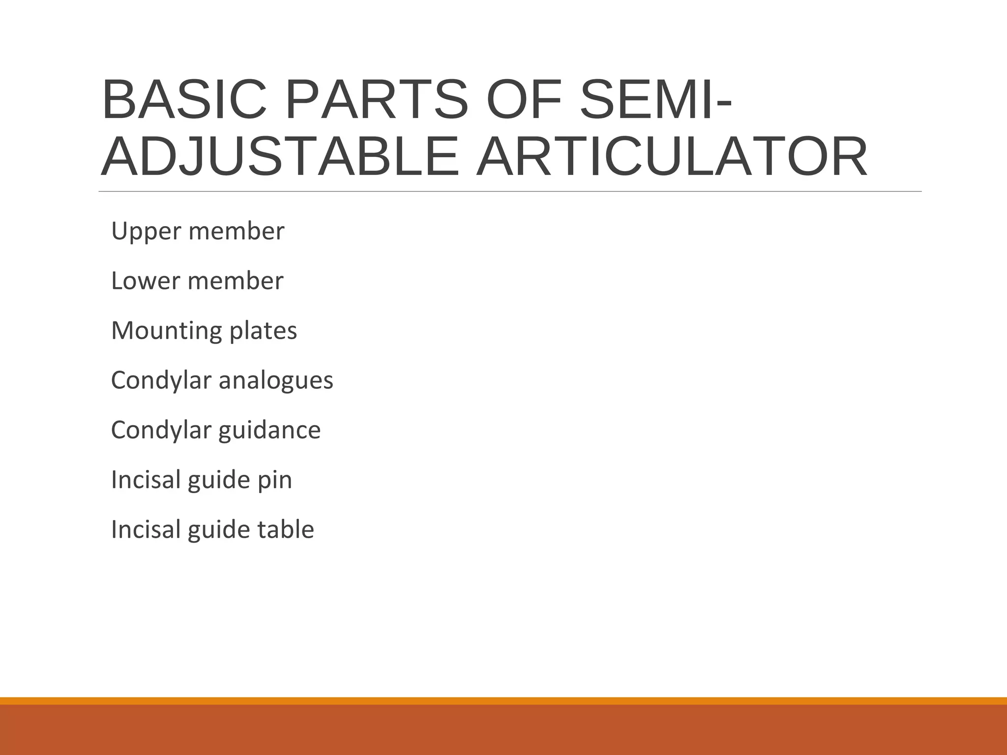 INTRODUCTION TO ARTICULATORS | PPT