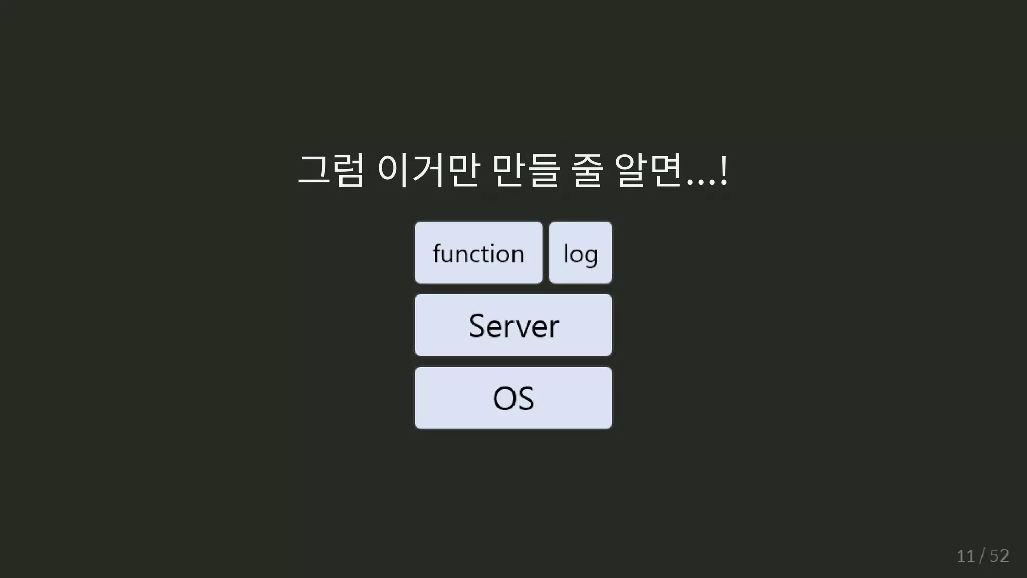 그럼 이거만 만들 줄 알면...!
 