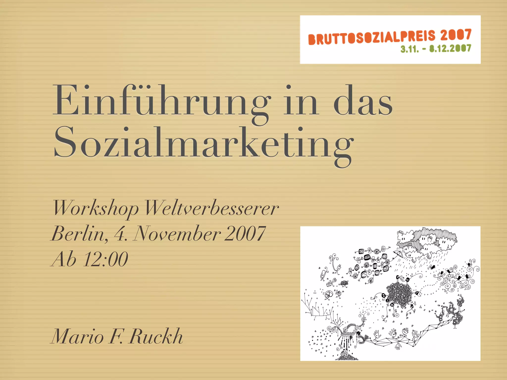 Ruckh - Einführung ins Sozialmarketing