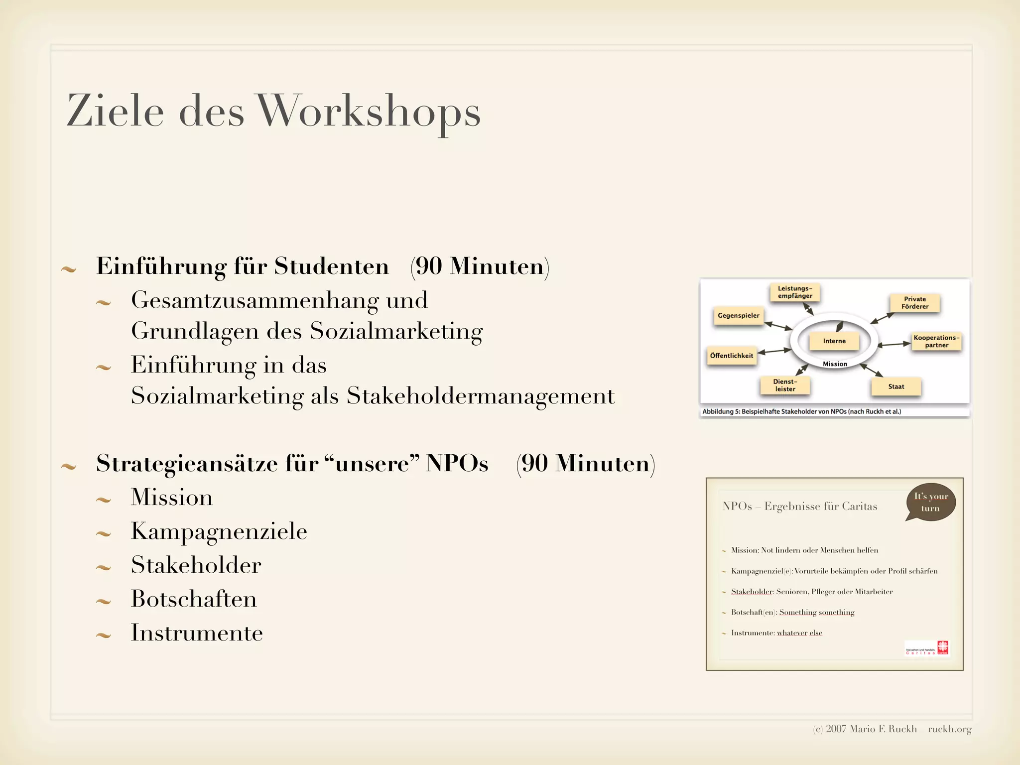 Ruckh - Einführung ins Sozialmarketing