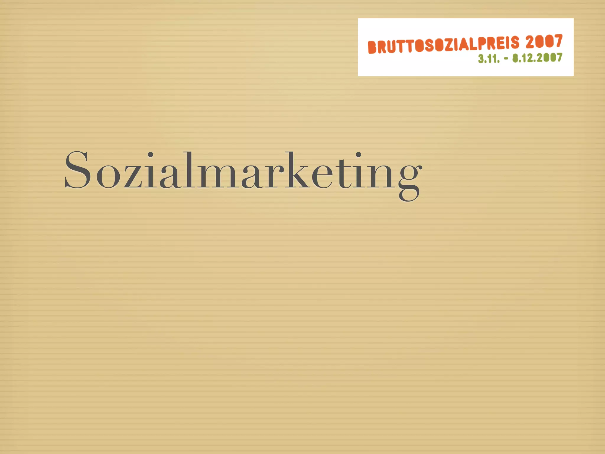 Ruckh - Einführung ins Sozialmarketing