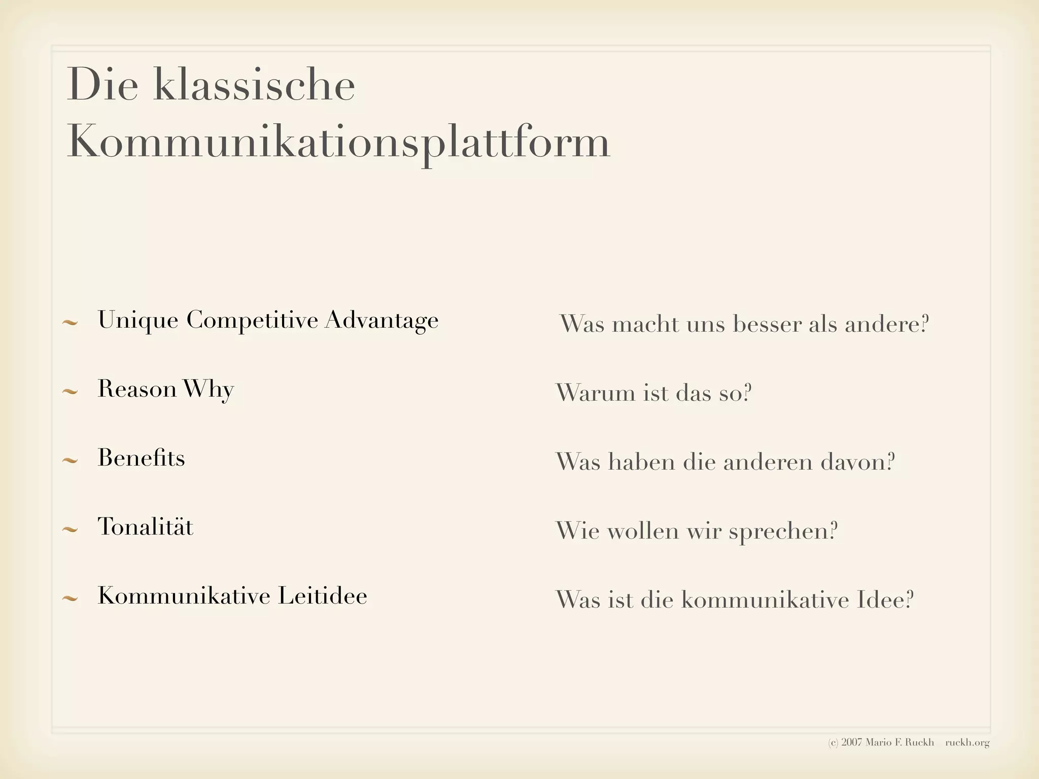 Ruckh - Einführung ins Sozialmarketing