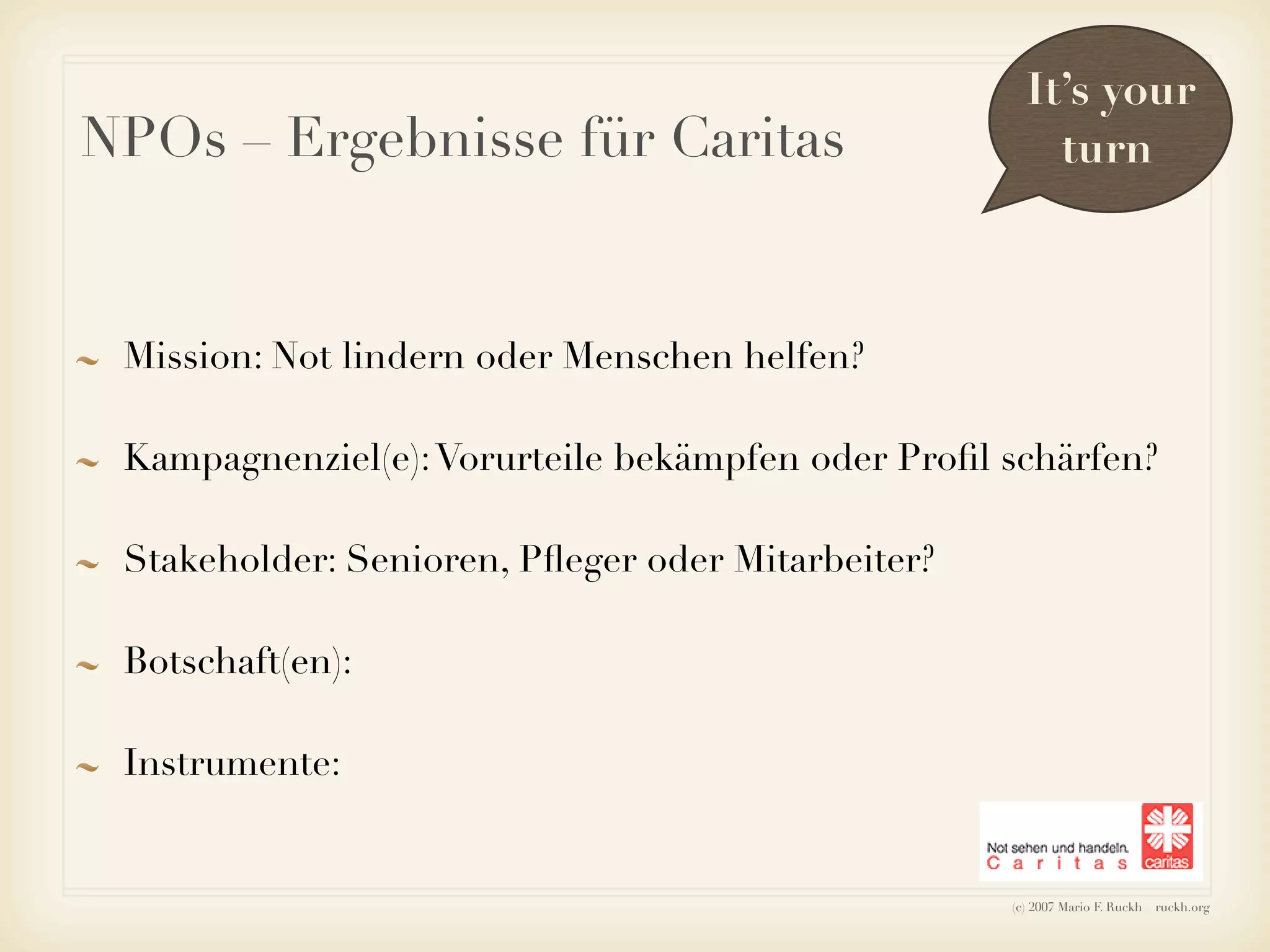 Ruckh - Einführung ins Sozialmarketing