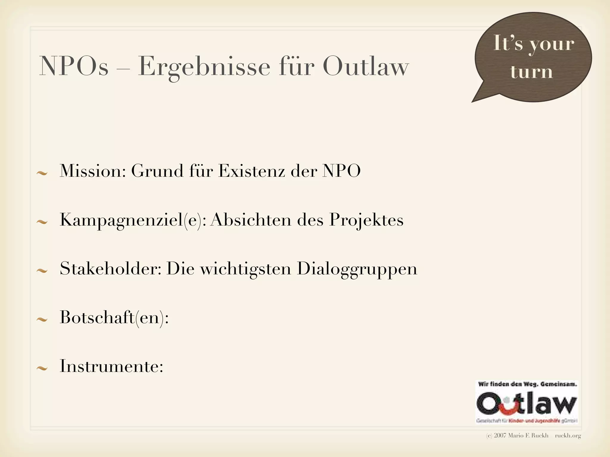 Ruckh - Einführung ins Sozialmarketing