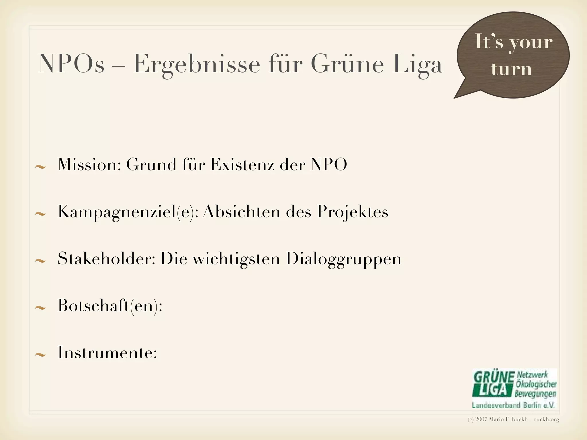 Ruckh - Einführung ins Sozialmarketing