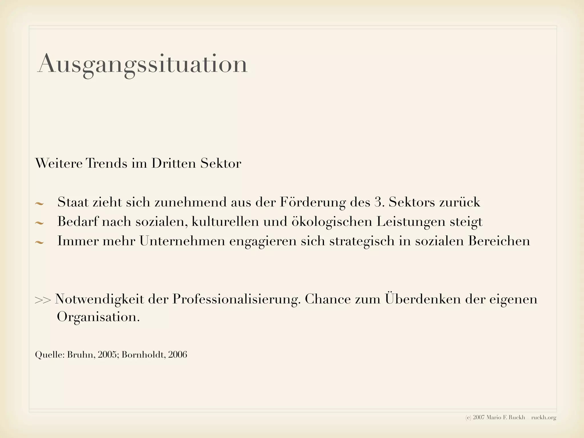 Ruckh - Einführung ins Sozialmarketing