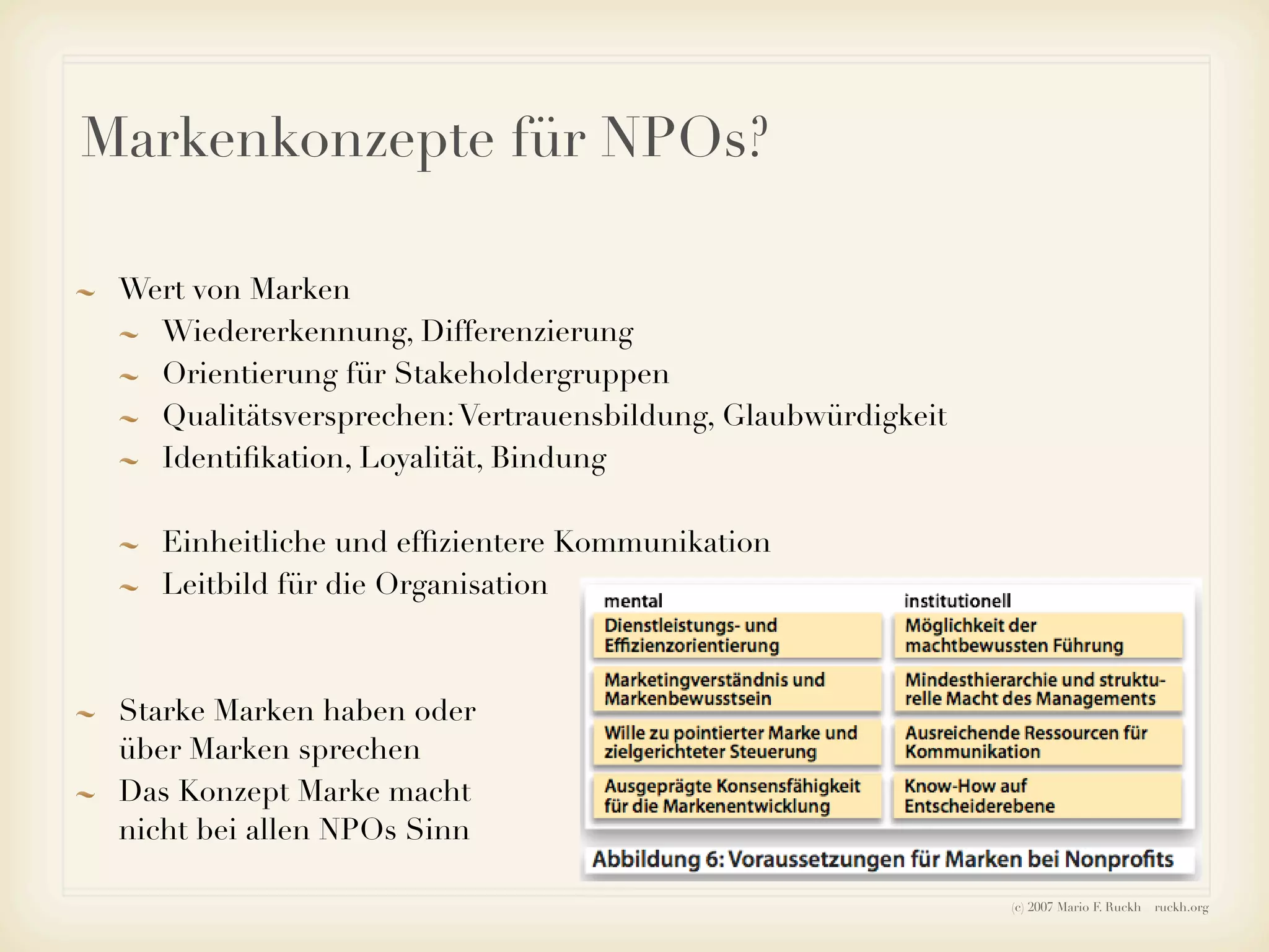 Ruckh - Einführung ins Sozialmarketing