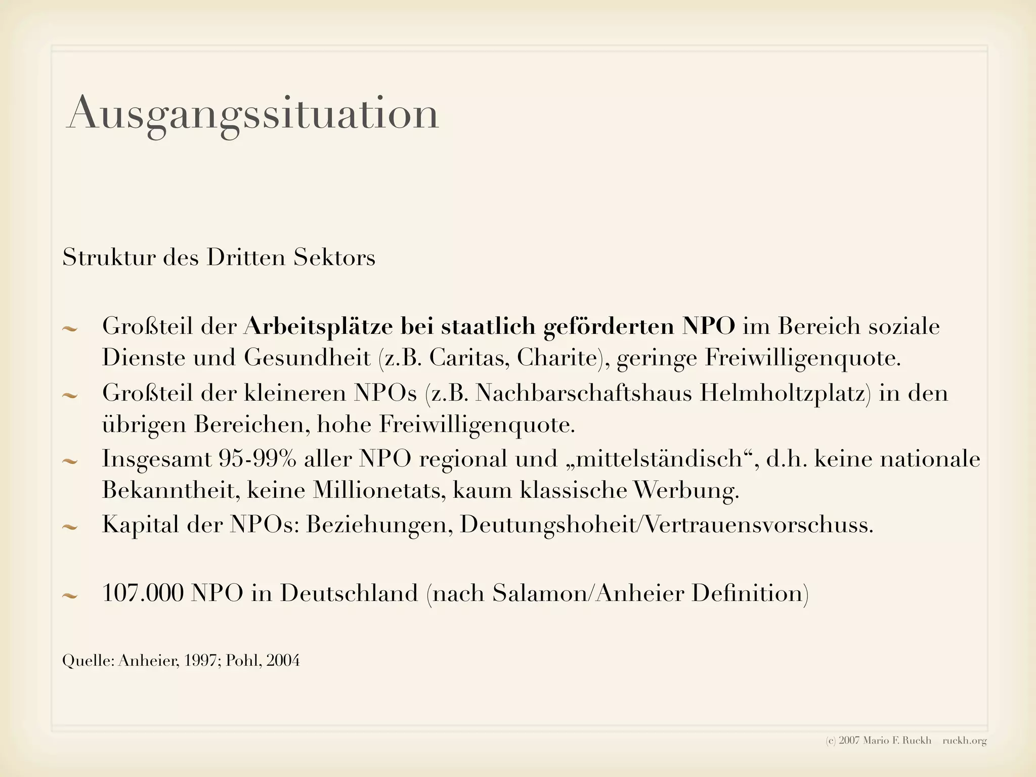 Ruckh - Einführung ins Sozialmarketing