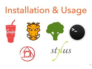 Installation & Usage
14
 