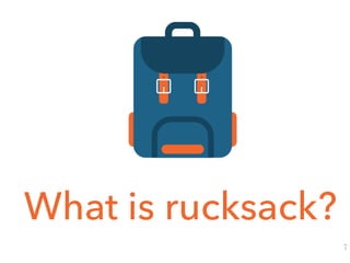 What is rucksack?
7
 