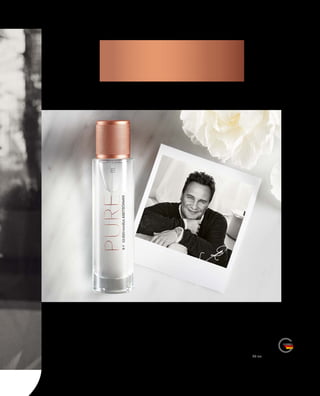 BY GUIDO MARIA KRETSCHMERBY GUIDO MARIA KRETSCHMER
MADE IN GERMANYСДЕЛАНО В ГЕРМАНИИ
Парфюмерная вода
для женщин
30530-1 | 50 мл
3.669,00 руб.
PURE
by Guido Maria
Kretschmer*
77ЖЕНСКИЕ АРОМАТЫ LR |
Цветочный - Фруктовый -
Вдохновляющий
Парфюмерная композиция из персика,
жасмина и кедра.
Будь настоящим. Будь естественным. Просто будь
самим собой – это послание Гвидо Мария
Кречмера!
Дизайнер живет этим и вдохновляет людей своей
позитивной энергией и интересом к жизни. Вот
почему Гвидо создал по-настоящему комфортный
аромат, который будет сопровождать вас каждый
день и вдохновлять вас просто быть собой.
Верхние ноты Парфюмерной воды для
женщин PURE by Guido Maria
Kretschmer* освежают, ноты сердца
пробуждают чувства, базовые ноты
дарят тепло.
*
* Пьюэ от Гвидо Мария Кречмера.
 