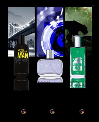 MADE IN GERMANYСДЕЛАНО В ГЕРМАНИИ MADE IN GERMANYСДЕЛАНО В ГЕРМАНИИ MADE IN GERMANYСДЕЛАНО В ГЕРМАНИИ
МУЖСКИЕ АРОМАТЫ LR 95|
Парфюмерная вода
50 мл
3430
1.959,00 руб.
Jungle Man*
Любитель
приключений
Легендарный парфюм от LR.
Его аромат не
похож на другие. Сильный, выразительный,
но в то же время таинственный и
интригующий. Он наполнен порывом
к неизведанному, страстью к приключениям
и стремлением к свободе.
Парфюмерная вода
50 мл
30190
1.959,00 руб.
Metropolitan Man*
Нью-Йорк, Лондон, Париж, Милан, Токио –
современный мужчина всюду чувствует
себя как дома. Он хочет быть в нужное
время в нужном месте и поэтому выбирает
парфюм, который всегда кстати: элегантный,
но ненавязчивый, прохладный, но
чувственный. Идеальное сочетание нот
бергамота, шоколада, сычуаньского перца и
мужественного элегантного ветивера.
Для мужчины-
космополита
Парфюмерная вода
50 мл
30414-1
1.959,00 руб.
Terminator*
Опережая
время
Аромат, мимо которого невозможно
пройти – таинственный и
бескомпромиссный. Насыщенный
аромат с классическими нотами
действует убедительно и мужественно.
Впечатляющая композиция из пряного
бергамота, освежающего лимона и
харизматичной амбры.
 