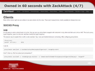 Owned in 60 seconds with ZackAttack (4/7)
 