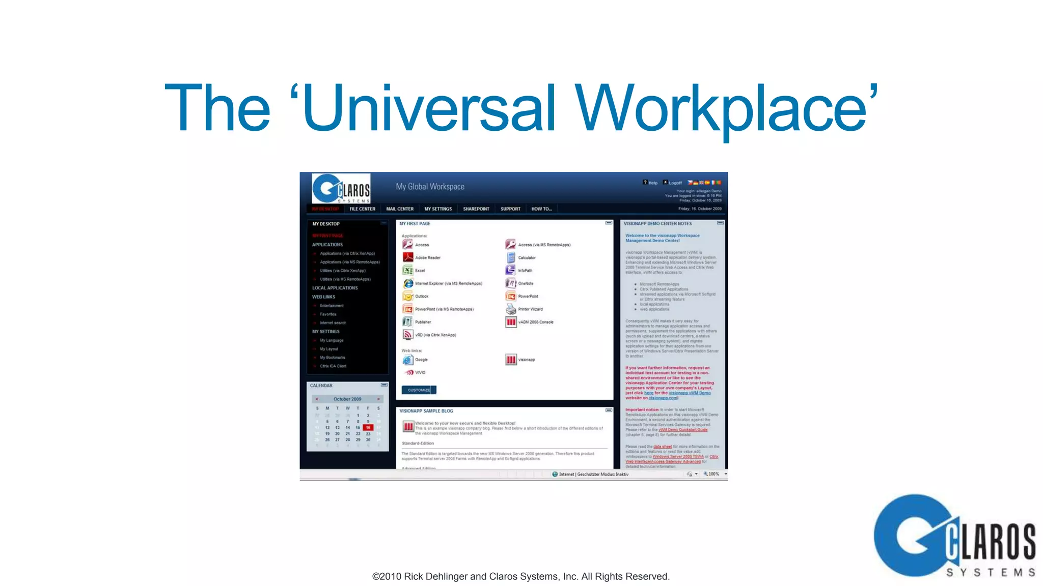 The ‘Universal Workplace’